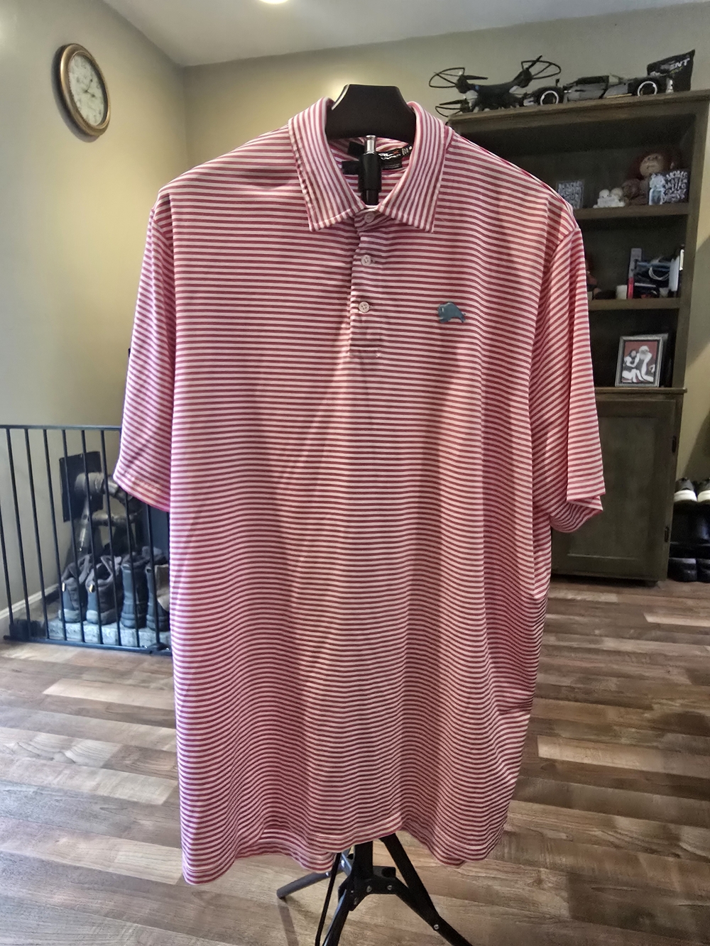Ralph Lauren RLX Pink Striped Men's Shirt